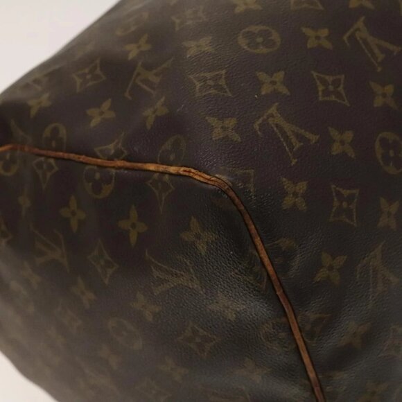 LOUIS VUITTON Monogram Keepall 55 Boston Bag M41424 LV Auth 134208 - Picture 5 of 16